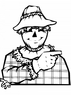 Scarecrow Coloring Page - coloring page ideas