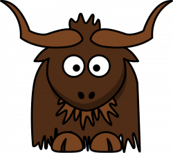 Cute clipart yak - Pencil and in color cute clipart yak