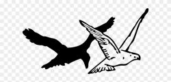 Commerce Crow - Flying Crow Drawing Easy Clipart (#3200428 ...