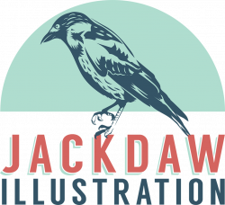 Jackdaw Illustration