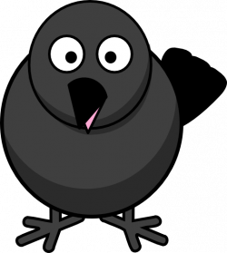 Raven Crow Black Bird Clip Art at Clker.com - vector clip art online ...