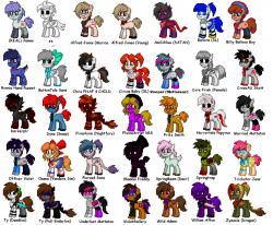My Ponytown Ponies by FlyingArtist-VGS on DeviantArt