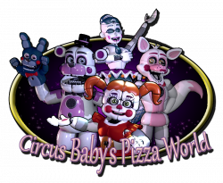 Circus Baby's Pizza World Logo : fivenightsatfreddys