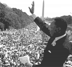 Clipart - Martin Luther King Jr 01