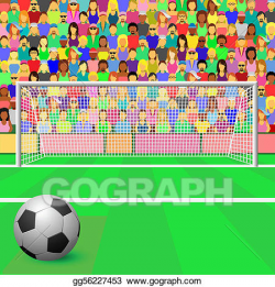 EPS Illustration - Soccer goal. Vector Clipart gg56227453 ...