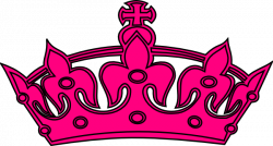 Hot Pink And Black Crown Clip Art at Clker.com - vector clip art ...