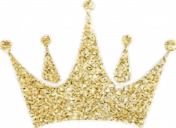 gold crown glitter freetoedit