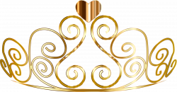 Gold Princess Crown Clipart - ClipartXtras