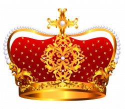 Gold and Red Crown with Pearls PNG Clipart | Gallery Yopriceville ...