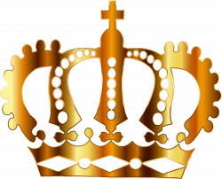 Gold Royal Crown Silhouette No Background Icons PNG - Free PNG and ...