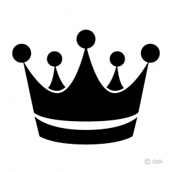 King Crown Silhouette Clipart Free Picture｜Illustoon