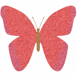 28+ Collection of Pink Butterfly Clipart Images | High quality, free ...
