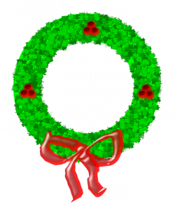 Clipart - Christmas Wreath