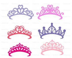 Crowns Svg, Princess Crown Svg, Crown clipart, Eps, Dxf, Png, Pdf, Crown  file, Printable, Svg Files, Instant Download