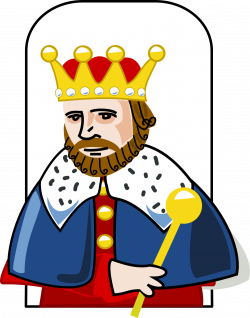 King crown scepter robe royal man free image