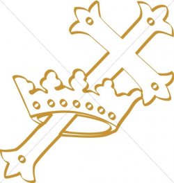 Crown and Cross | Crown Clipart