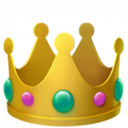 emoji crown ios - Sticker by cupidletters