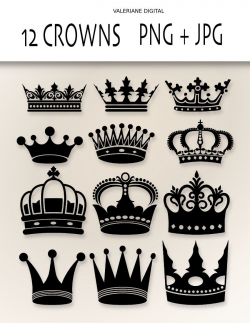 Crown Clipart #1744 | elad | Crown clip art, Clip art, Art
