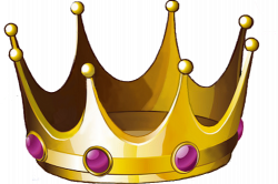 Tilted king crown clip art - crazywidow.info