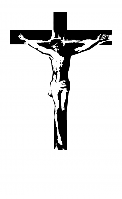 Cross black and white crucifix black and white clipart 3 ...