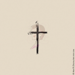 Christian Cross Clipart - Thin Cross Brushstroke Clipart for DIY Sympathy,  Easter or Wedding Card, Cardmaking - FREE Commercial Use 10755