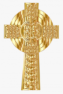 Jesus, Christ, Cross, Crucifix - Gold Celtic Cross Symbol ...