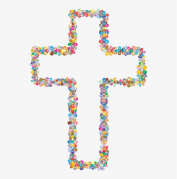 Christian Cross Crucifix Computer Icons Flower - Cross With ...
