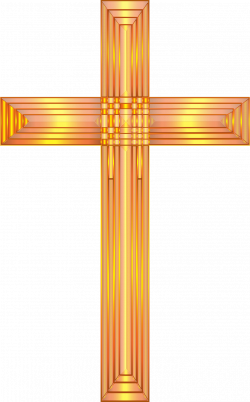 Clipart - Golden Cross No Background