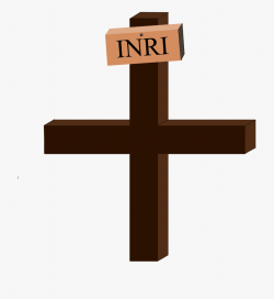 Jesus On Cross Png , Png Download - Cruz De Jesus Inri ...