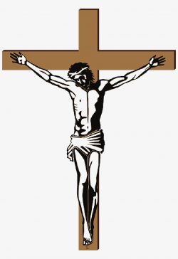 Crucifix With Transparent Background Clipart - Jesus On ...