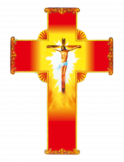 Christian cross Crucifix - Red Cross Jesus material 2583*3374 ...