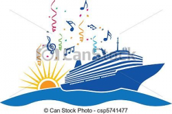 Vector - Party cruise - stock illustration, royalty free ...