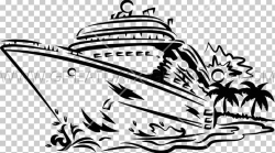 Black And White Cruise Ship PNG, Clipart, Artwork, Black ...