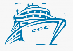 Transparent Cruise Ship Clipart - Cruise Ship Clipart Black ...