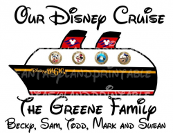 Disney Cruise door decorations free printables | Cruise Ship ...