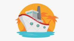 Cruise Clipart Orange Boat - Illustration #1516895 - Free ...