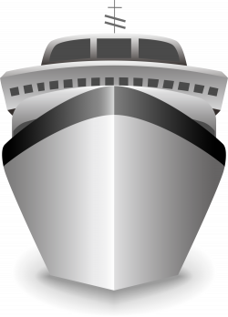 Cruise ship Icon - Simple grey cruise ship 1500*2092 transprent Png ...