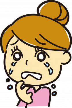 Clipart - Crying Female (#2)