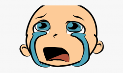 Crying Clipart Hurt Girl - Cartoon Baby Face Crying ...