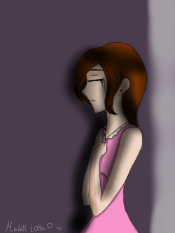 sad girl crying in the darkness by Maloka-loka on DeviantArt