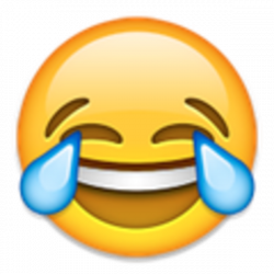 iOS Version | Crying Laughing Emoji 