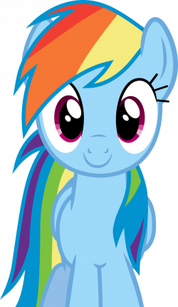 Image - FANMADE Rainbow Dash smiling.png | My Little Pony Equestria ...