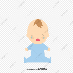Crying Baby Cartoon, Cartoon Clipart, Children Cry, Baby PNG ...