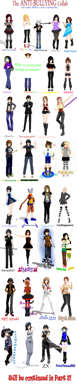 Anti-Bullying Collab by MMD-Nay-PMD on DeviantArt