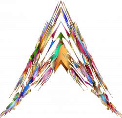 Clipart - Prismatic Crystal Arrowhead