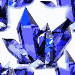 Clipart - Crystals seamless tile