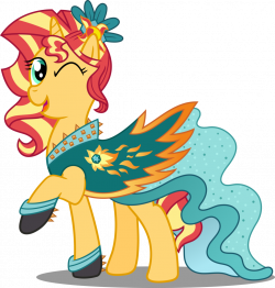 Pony Crystal Gala - Sunset Shimmer by icantunloveyou on DeviantArt