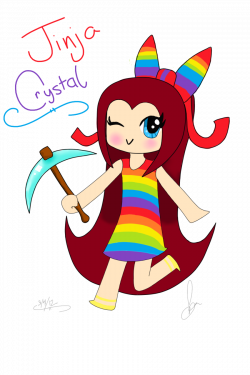 Jinja Crystal - Minecraft Girl by CubedCake on DeviantArt