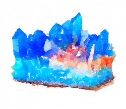 FREE-blue-crystal-watercolor-png-freetouse by anjelakbm on DeviantArt