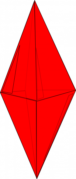 Clipart - Red Crystal